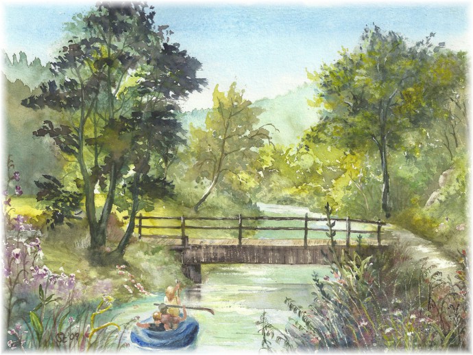 Bootsfahrt auf der Wisent