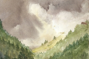 Schoppernau-Bergblick